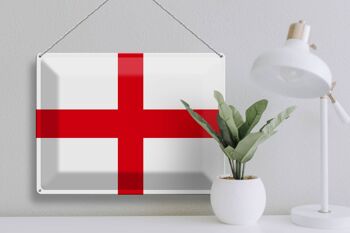 Drapeau de l'Angleterre en étain, 40x30cm, drapeau de l'Angleterre 3