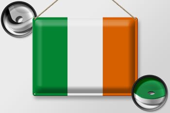 Signe en étain drapeau Irlande 40x30cm drapeau de l'irlande 2
