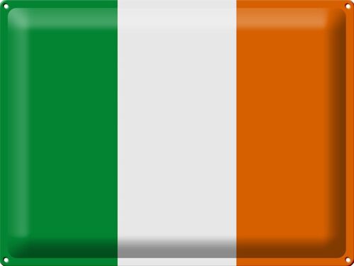 Blechschild Flagge Irland 40x30cm Flag of Ireland