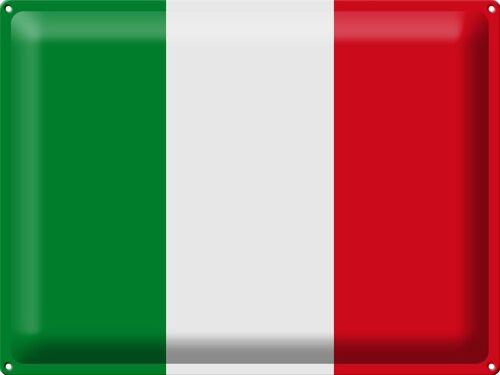 Blechschild Flagge Italien 40x30cm Flag of Italy