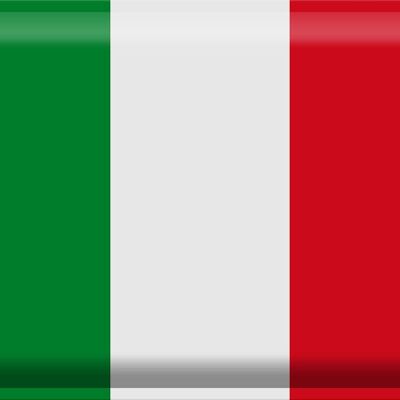 Blechschild Flagge Italien 40x30cm Flag of Italy