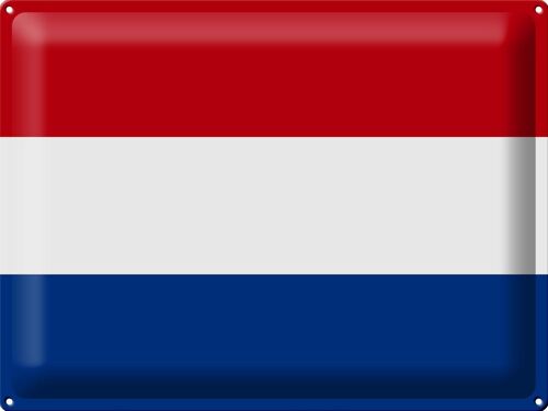Blechschild Flagge Niederlande 40x30cm Flag of Netherlands