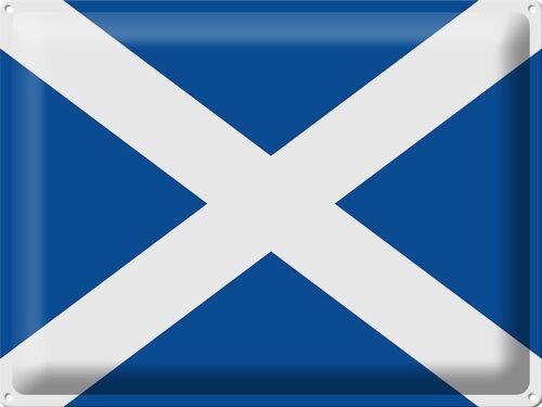 Blechschild Flagge Schottland 40x30cm Flag of Scotland