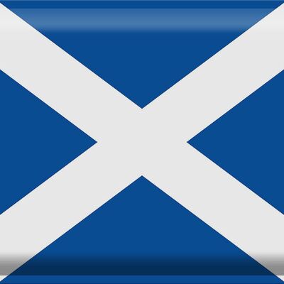 Targa in metallo Bandiera Scozia 40x30 cm Bandiera della Scozia