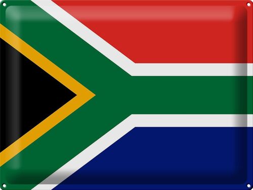 Blechschild Flagge Südafrika 40x30cm Flag of South Africa