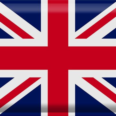 Targa in metallo Bandiera Union Jack 40x30 cm Bandiera del Regno Unito