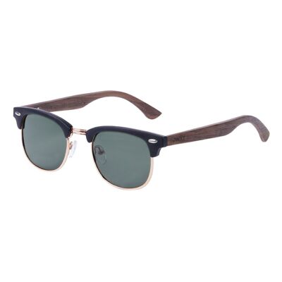 Lunettes de soleil ROCK noir mat (vert fumé)