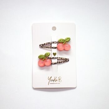 Barrettes Cherries - Cerises - Nouveauté ! 6