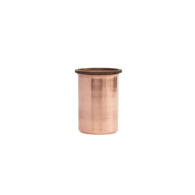 Ayasa Jar (0.75L) in Copper, with wooden lid