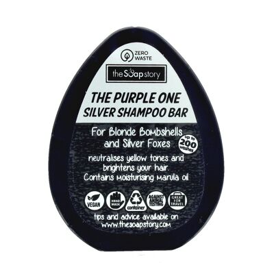 The Purple One Silver Shampoo Bar
