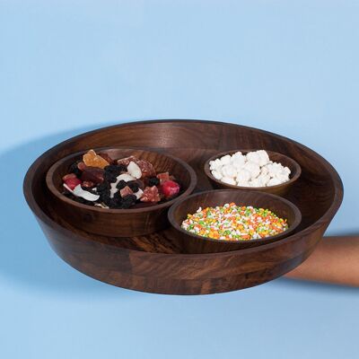 Seva Bowl and Platter Set