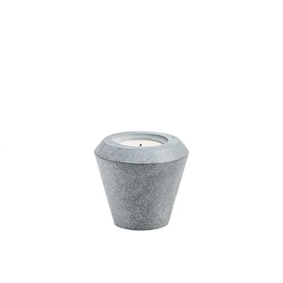 Cone of Stone Candle Holder