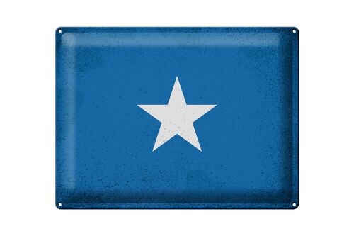 Blechschild Flagge Somalia 40x30cm Flag of Somalia Vintage