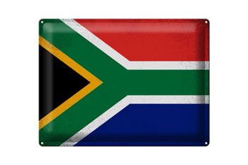 Signe en étain drapeau afrique du sud 40x30cm, Vintage afrique du sud 1