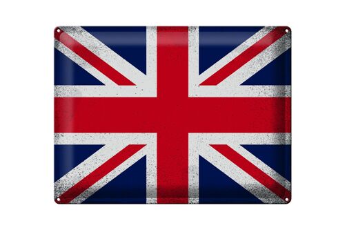 Blechschild Flagge Union Jack 40x30cm United Kingdom Vintag