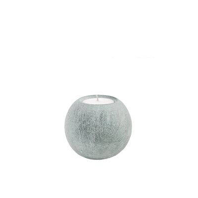 Ball of Stone Candle Holder