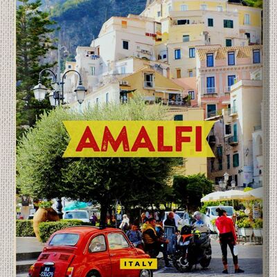 Cartel de chapa Travel 30x40cm Amalfi Italia Vacaciones