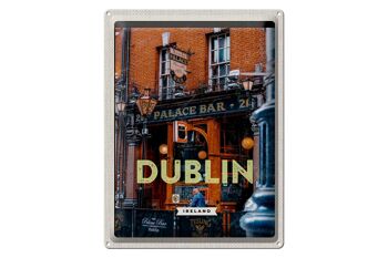 Panneau de voyage en étain, 30x40cm, Dublin, irlande, Palace Bar, Destination de voyage 1