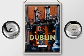 Panneau de voyage en étain, 30x40cm, Dublin, irlande, Palace Bar, Destination de voyage 2