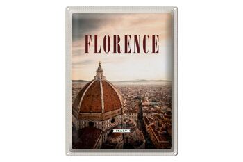 Signe en étain de voyage 30x40cm, accessoires de voyage de vacances à Florence italie 1