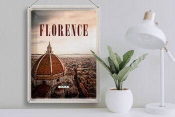 Signe en étain de voyage 30x40cm, accessoires de voyage de vacances à Florence italie 3