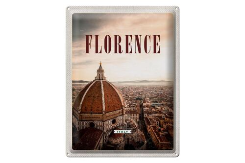 Blechschild Reise 30x40cm Florence Italy Urlaub Reiseziehl