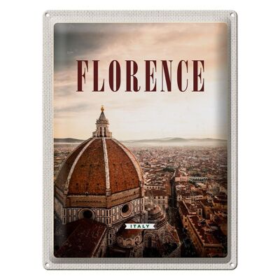 Tin sign travel 30x40cm Florence Italy holiday destination