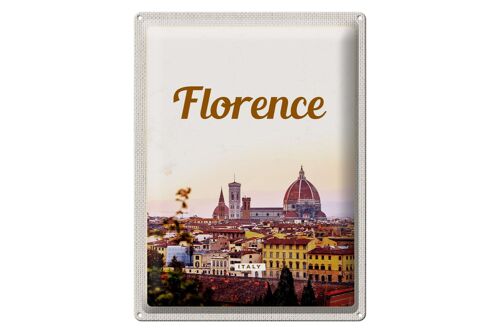 Blechschild Reise 30x40cm Florence Italy Italien Urlaub Toscana