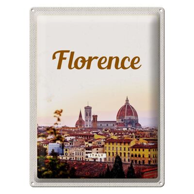 Blechschild Reise 30x40cm Florence Italy Italien Urlaub Toscana