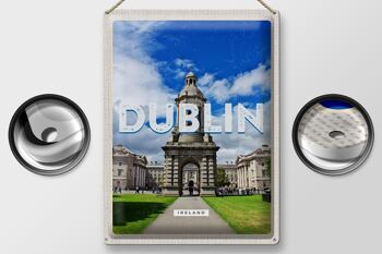 Panneau de voyage rétro en étain, 30x40cm, Dublin, irlande, Destination de voyage, ville 2