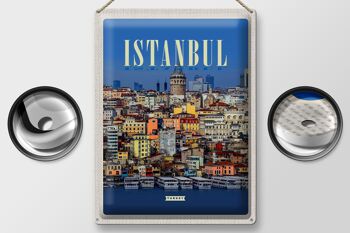 Panneau de voyage en étain, 30x40cm, Istanbul, turquie, Guide de la ville, cadeau 2