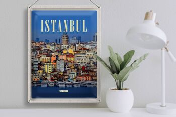 Panneau de voyage en étain, 30x40cm, Istanbul, turquie, Guide de la ville, cadeau 3