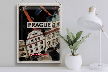 Panneau en étain voyage 30x40cm, Prague, vieille ville de Prague, république tchèque 3