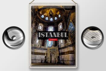 Panneau de voyage en étain, 30x40cm, Istanbul, turquie, mosquée, Destination de voyage 2