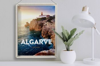 Affiche de voyage en étain, signe de voyage, 30x40cm, Algarve, Portugal, vacances en mer 3