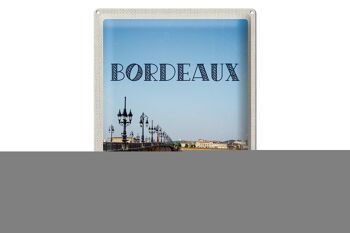 Signe en étain voyage 30x40cm, Bordeaux, France, Destination de voyage, cadeau 1
