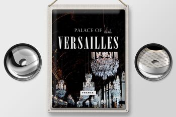 Panneau en tôle voyage 30x40cm, château de Versailles, France 2