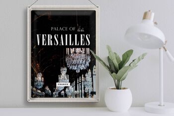 Panneau en tôle voyage 30x40cm, château de Versailles, France 3