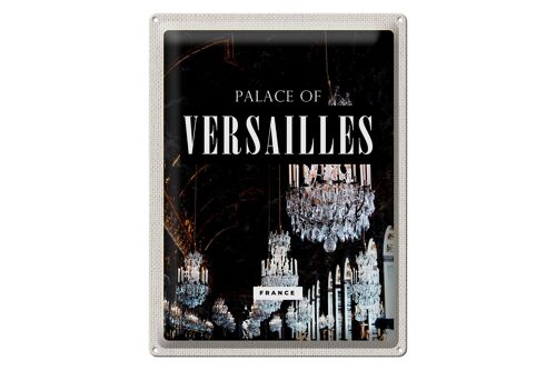 Blechschild Reise 30x40cm Palace of Versailles France Schloss