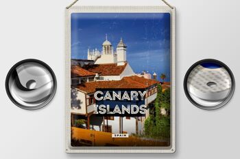 Panneau de voyage en étain, 30x40cm, îles Canara, Espagne, Destination de vacances 2