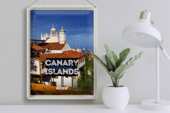 Panneau de voyage en étain, 30x40cm, îles Canara, Espagne, Destination de vacances 3