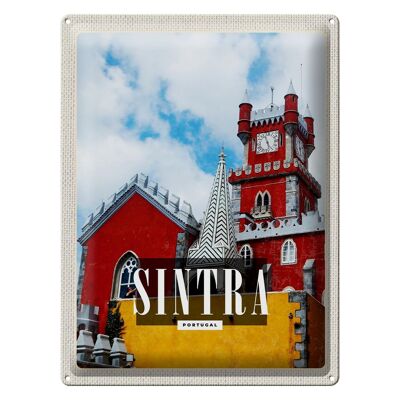 Cartel de chapa de viaje, 30x40cm, Sintra, Portugal, destino de viaje, vacaciones