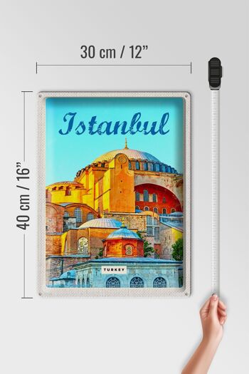Panneau de voyage en étain, 30x40cm, Istanbul, turquie, photo, cadeau de vacances 4