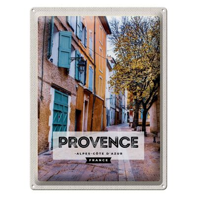 Cartel de chapa viaje 30x40cm Provenza Alpes-Costa Azul Francia