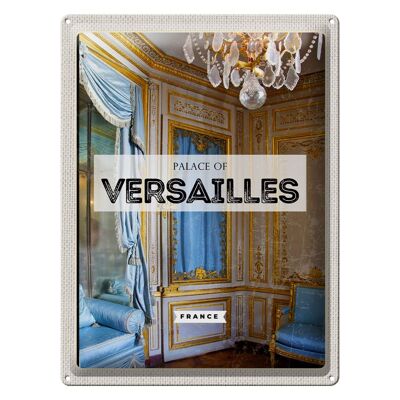 Blechschild Reise 30x40cm Palace of Versailles France Reiseziel