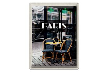 Panneau de voyage en étain, 30x40cm, affiche de Destination de voyage rétro pour café de Paris 1