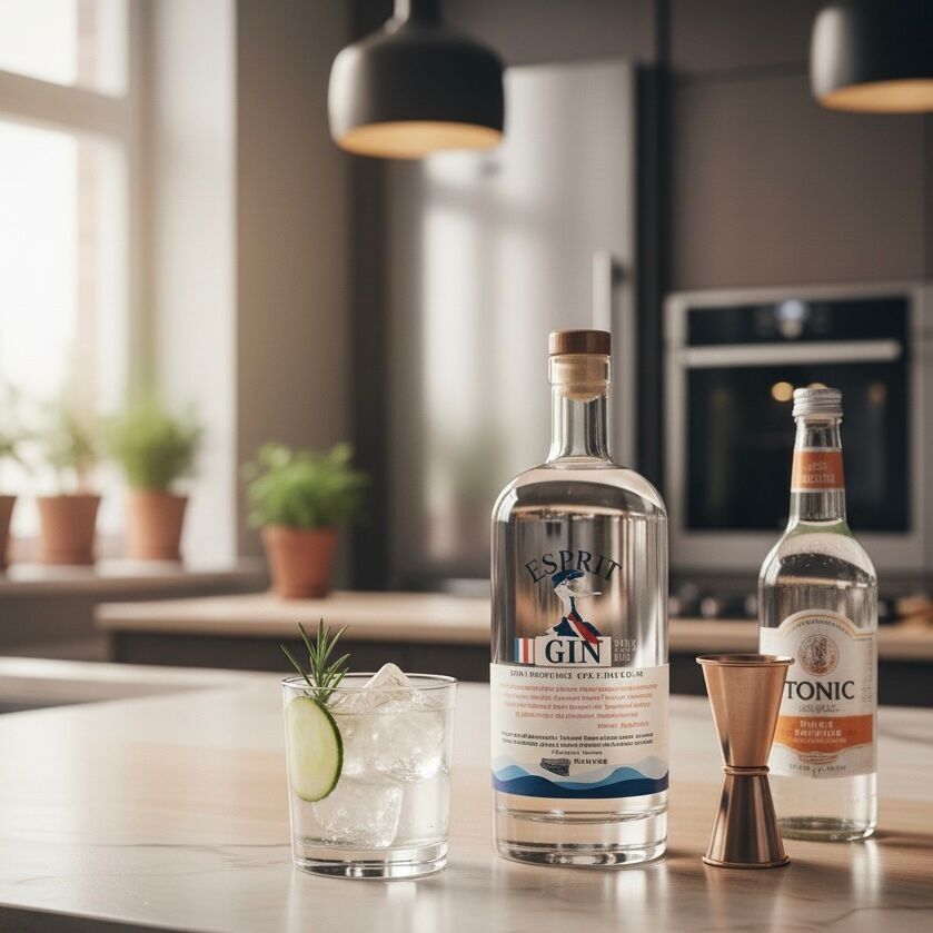 ESPRIT GIN - FRENCH ARTISANAL GIN DISTILLED 2 TIMES - 70 CL - 40%