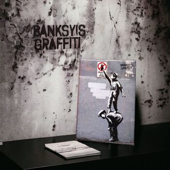 Graffiti de Banksy Calamita Frigo - Je graffiti sono un crime 1