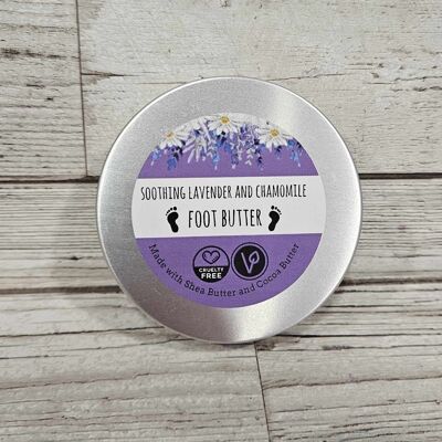Soothing Lavender and Chamomile Foot Butter
