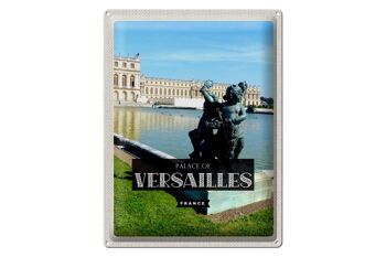 Plaque en tôle Voyage 30x40cm Château de Versailles France Tourisme 1
